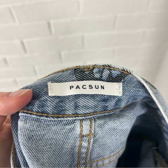 Pacsun Eco Butterfly High Waisted Straight Leg Jeans Size 28 - Picture 3 of 12